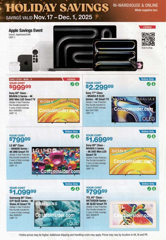 Costco Black Friday 2025 Ad Page 17