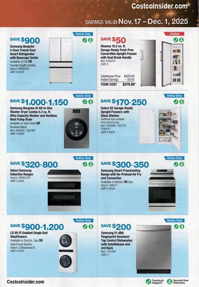 Costco Black Friday 2025 Ad Page 18