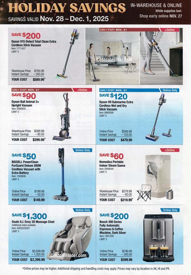 Costco Black Friday 2025 Ad Page 25