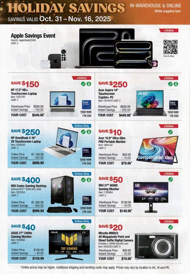 Costco Black Friday 2025 Ad Page 7