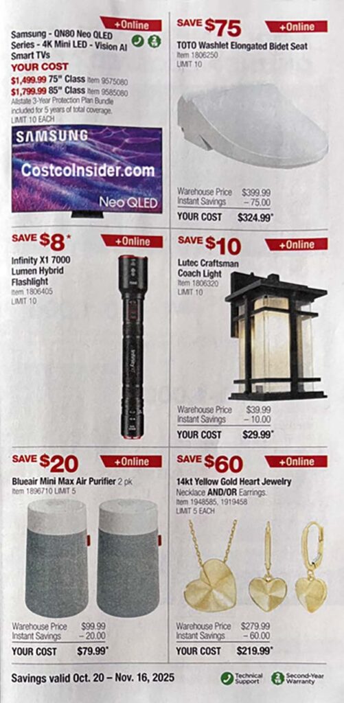 Costco November 2025 Coupon Book Page 10