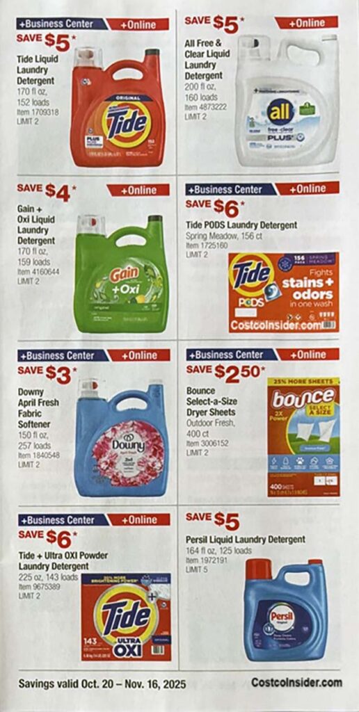Costco November 2025 Coupon Book Page 16