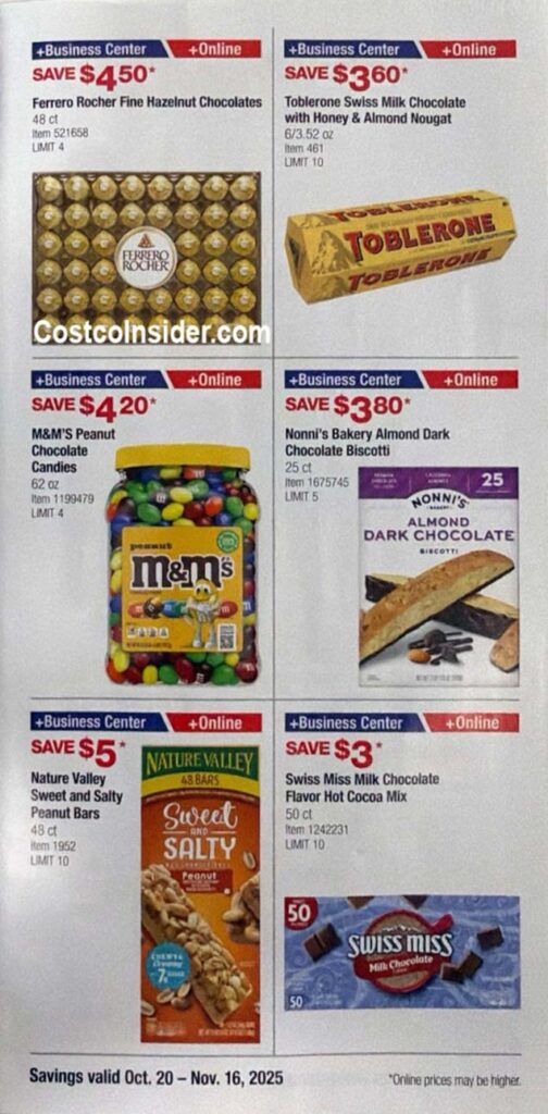 Costco November 2025 Coupon Book Page 2