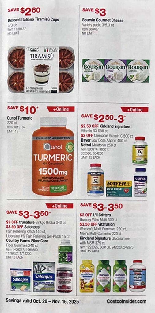 Costco November 2025 Coupon Book Page 20