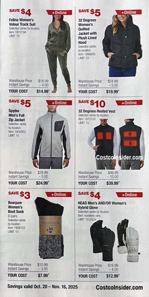 Costco November 2025 Coupon Book Page 4