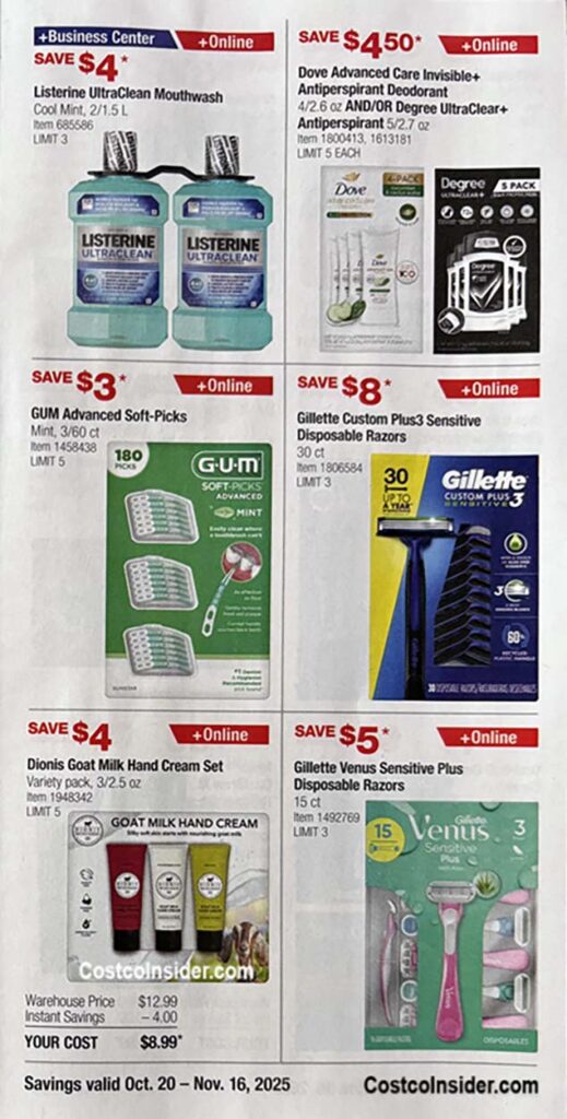 Costco November 2025 Coupon Book Page 6