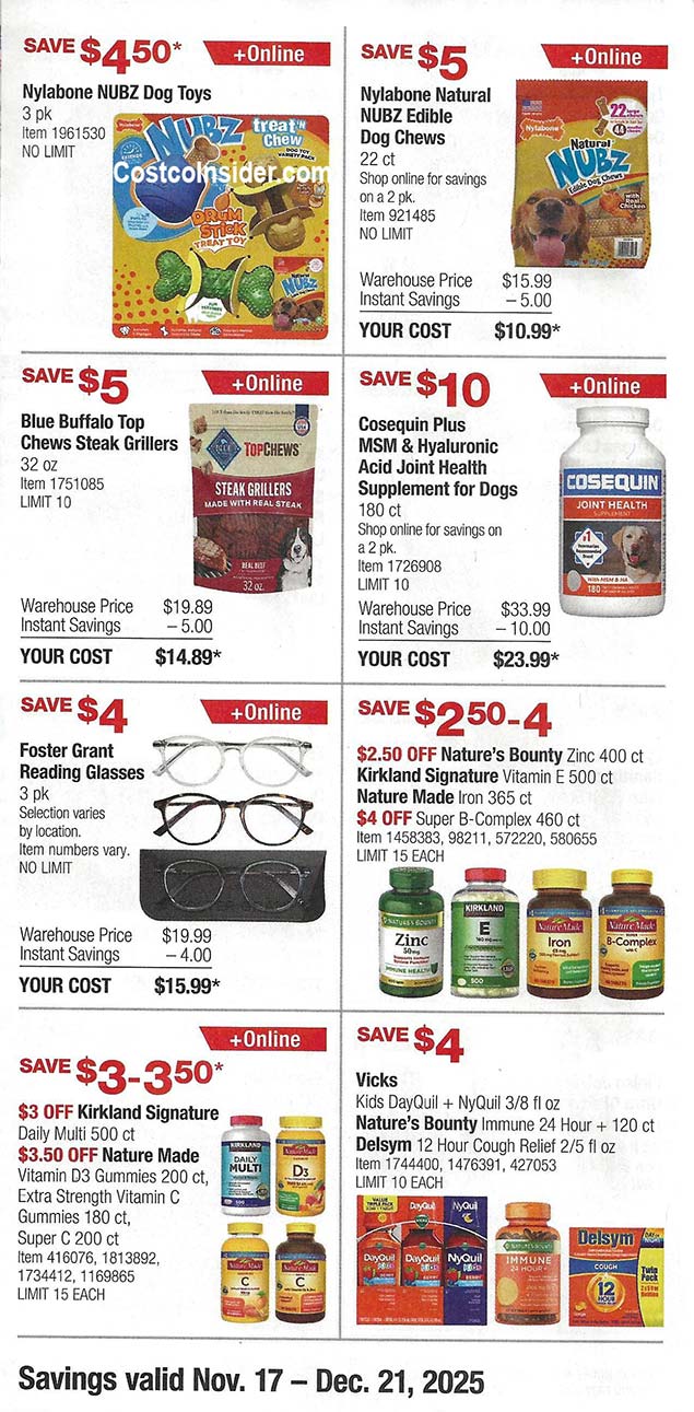 Costco December 2025 Coupon Book Page 21