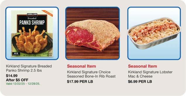 Costco December 22nd 2025 Weekly Insider Deals Page 1