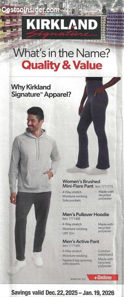 Costco January 2026 Coupon Book Page 1