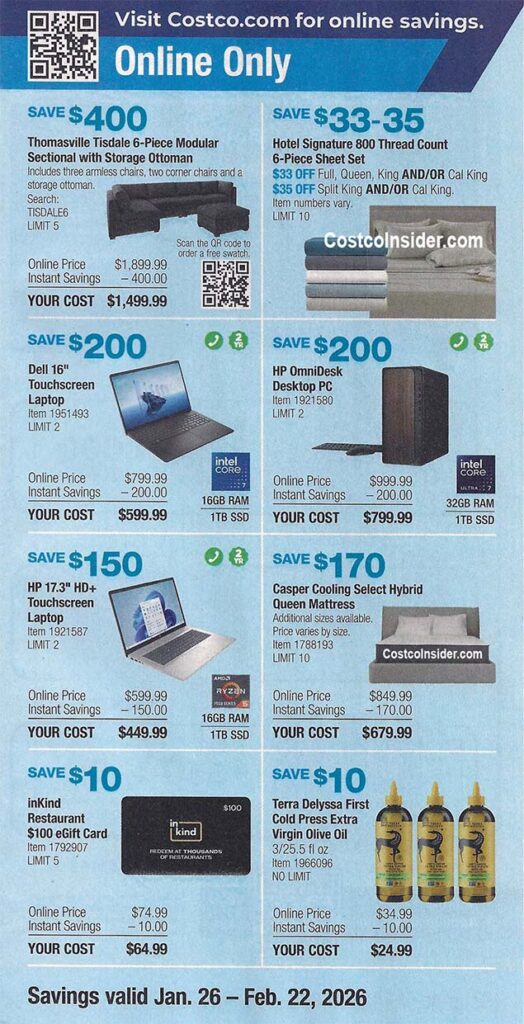 Costco February 2026 Coupon Book Page 9