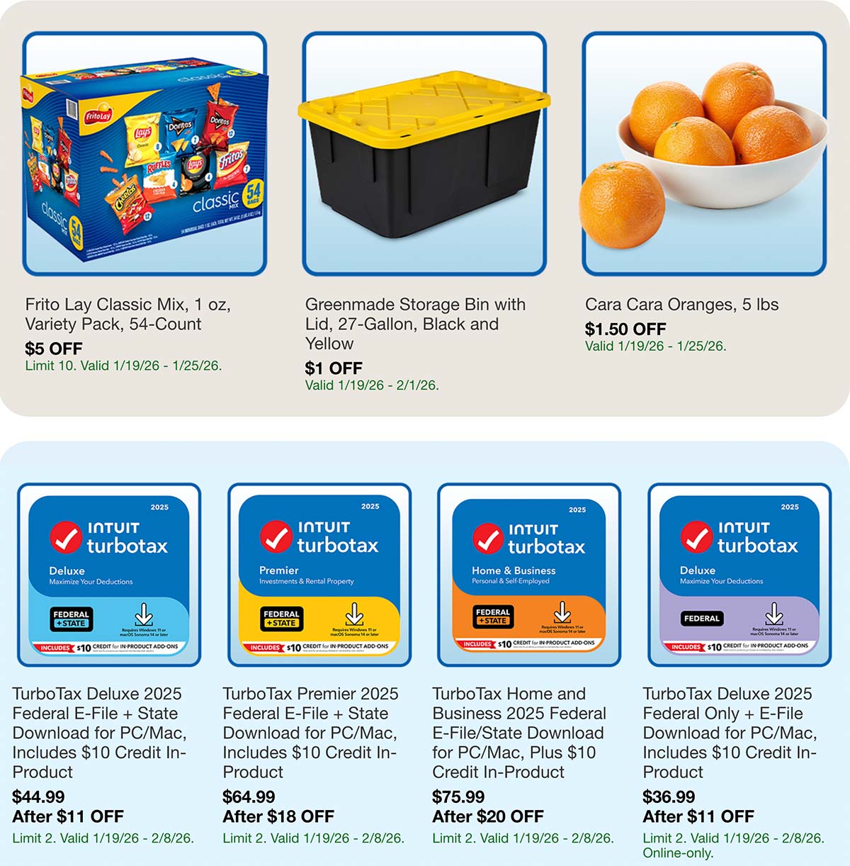 Costco January 19th 2026 Weekly Insider Deals Page 1