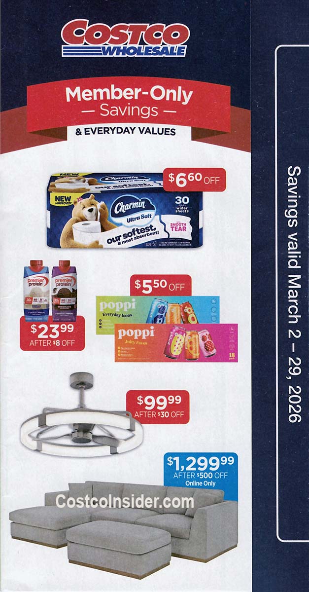 Costco March 2026 Coupon Book Cover