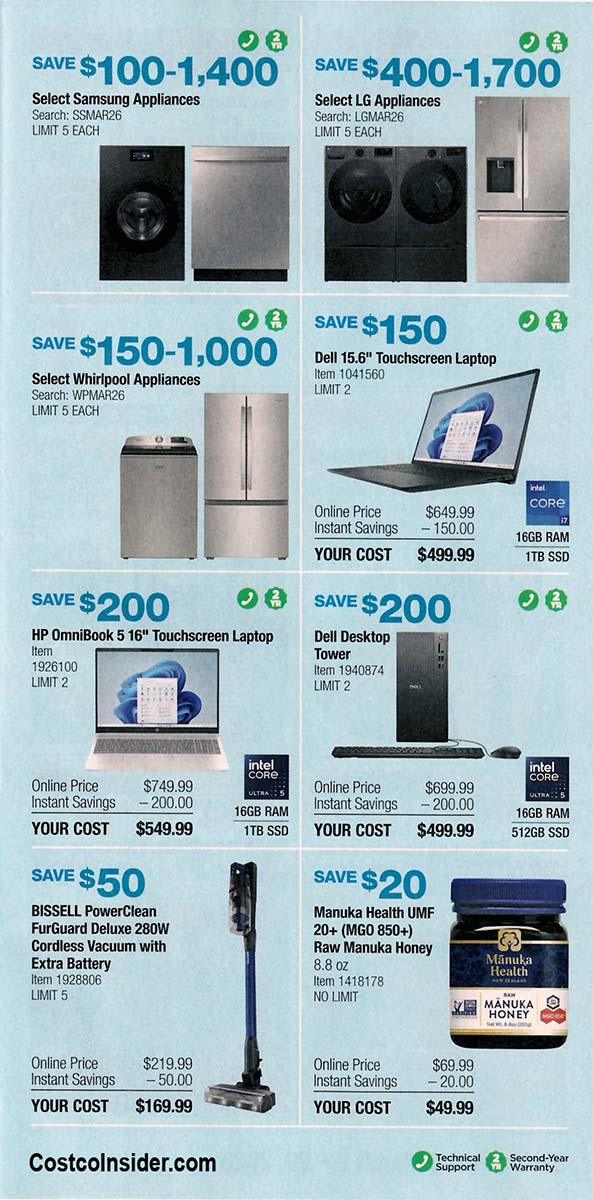 Costco March 2026 Coupon Book Page 10