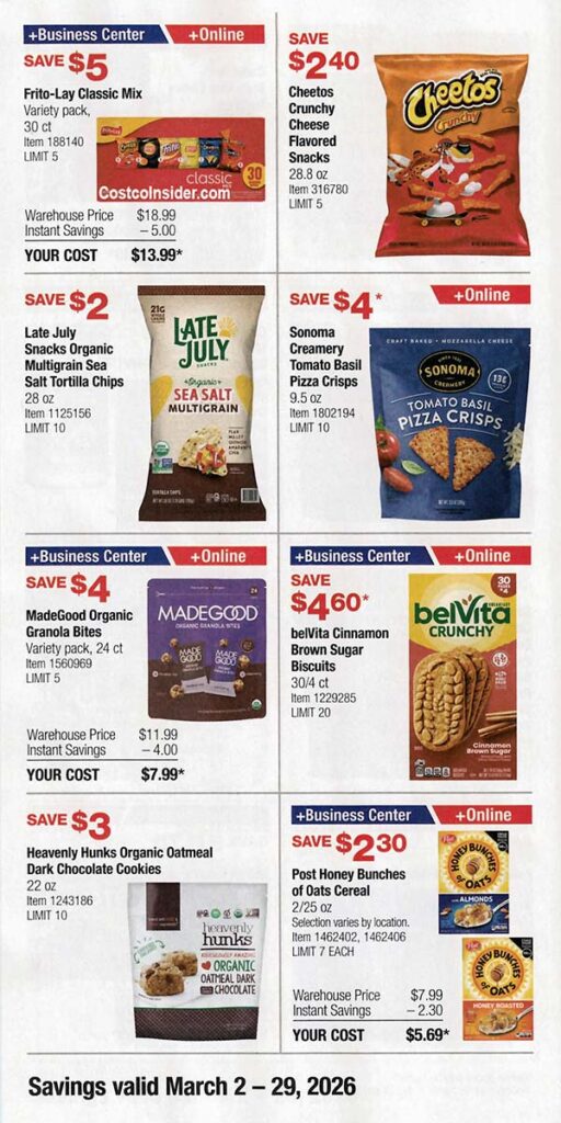 Costco March 2026 Coupon Book Page 15