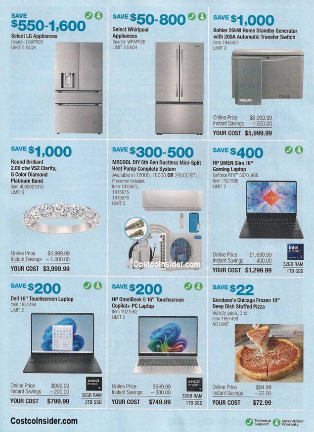 Costco April 2026 Coupon Book Page 12