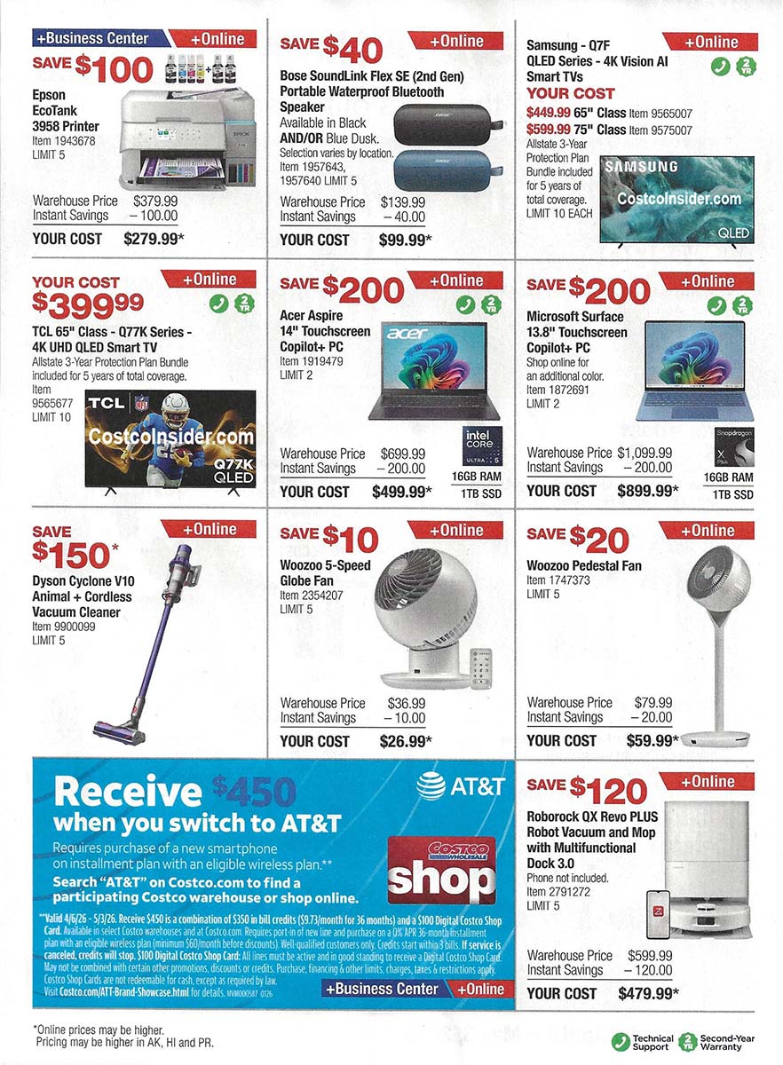 Costco April 2026 Coupon Book Page 6
