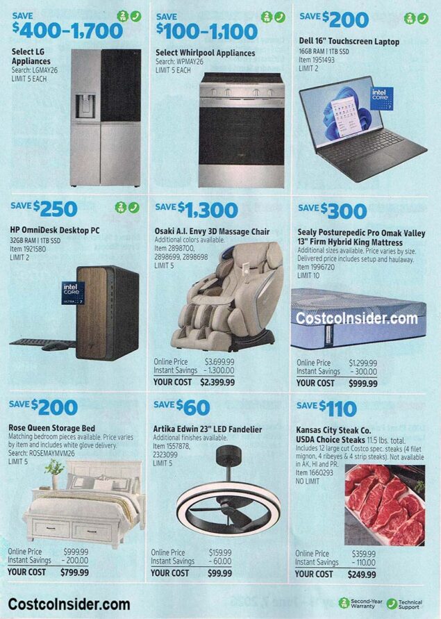Costco May 2026 Coupon Book Page 12