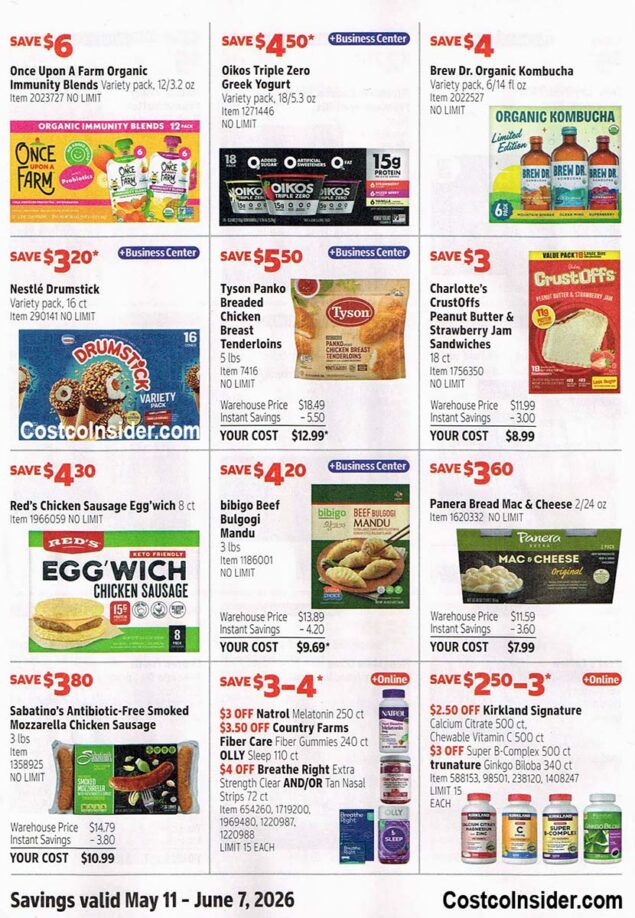 Costco May 2026 Coupon Book Page 17