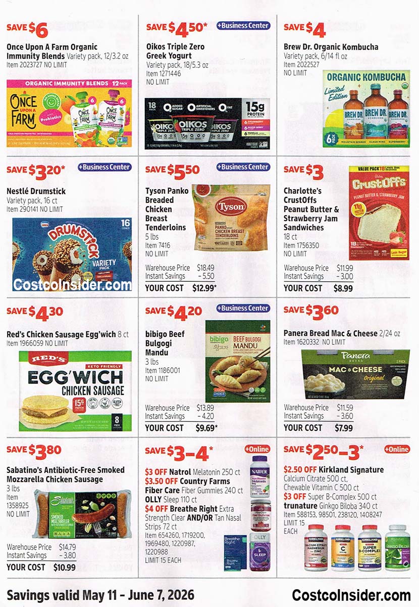 Costco May 2026 Coupon Book Page 17