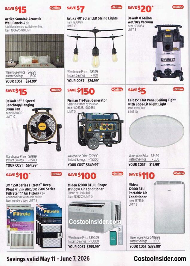 Costco May 2026 Coupon Book Page 7