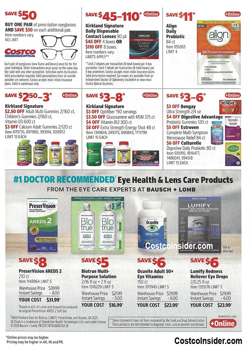 Costco June and July 2026 Coupon Book Page 16
