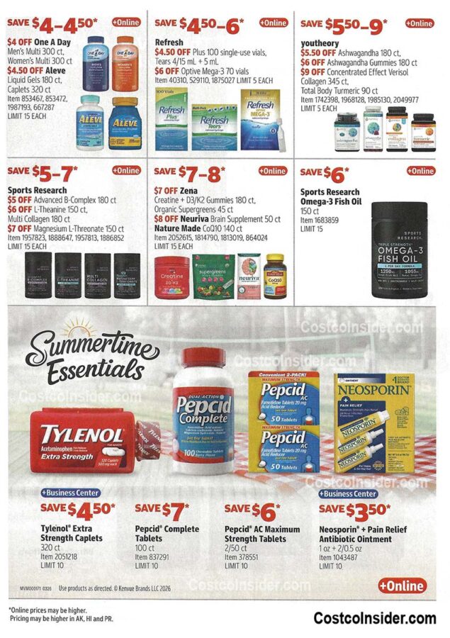 Costco June and July 2026 Coupon Book Page 18