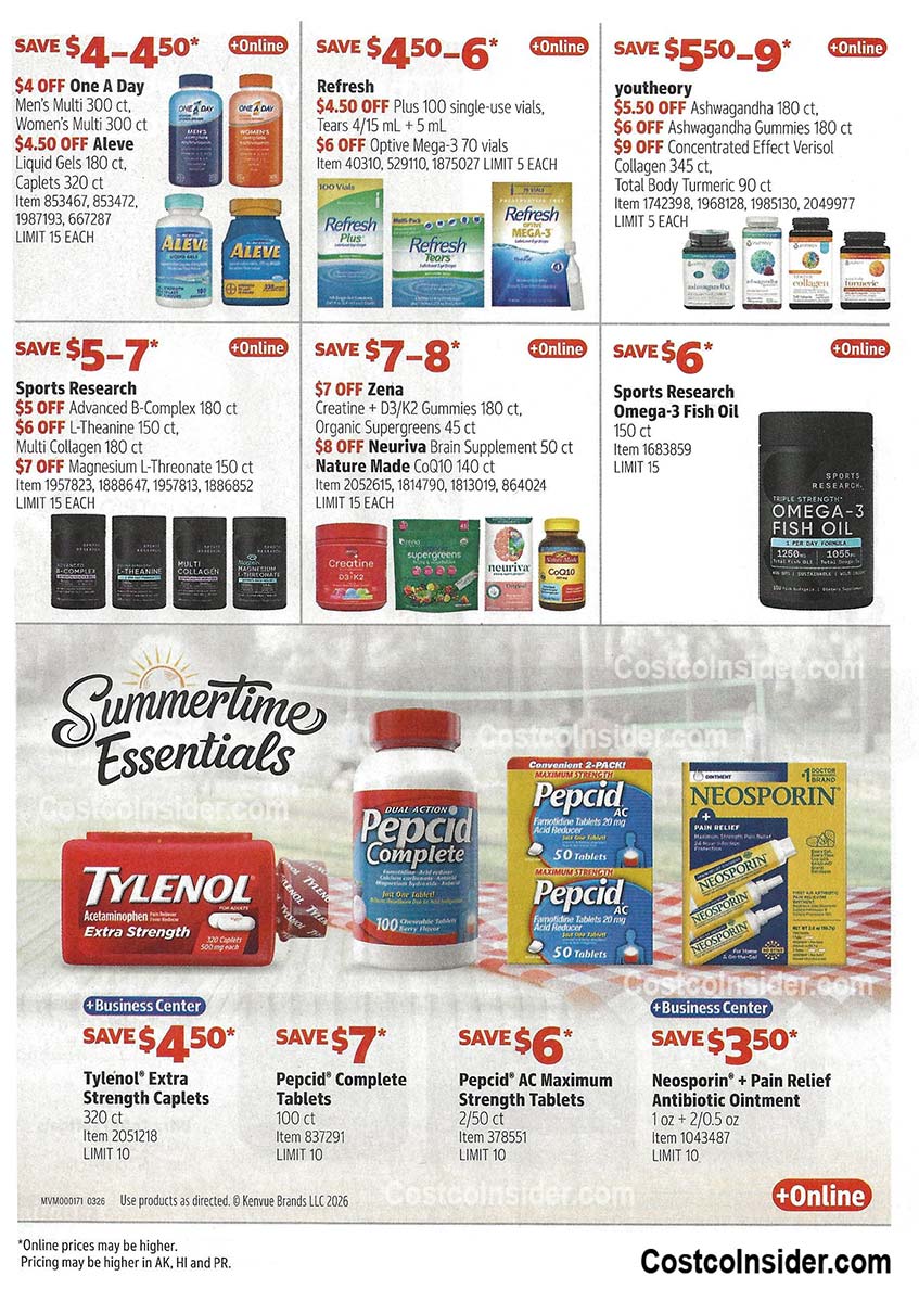 Costco June and July 2026 Coupon Book Page 18