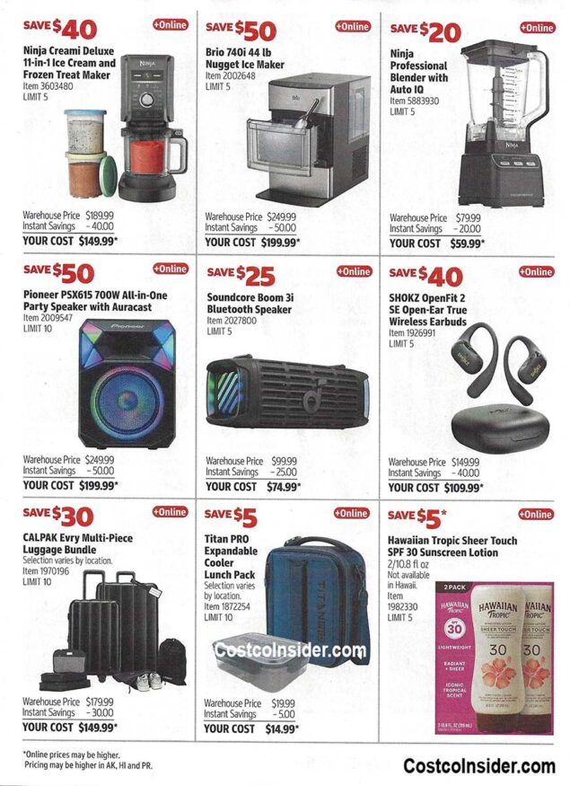 Costco June and July 2026 Coupon Book Page 2