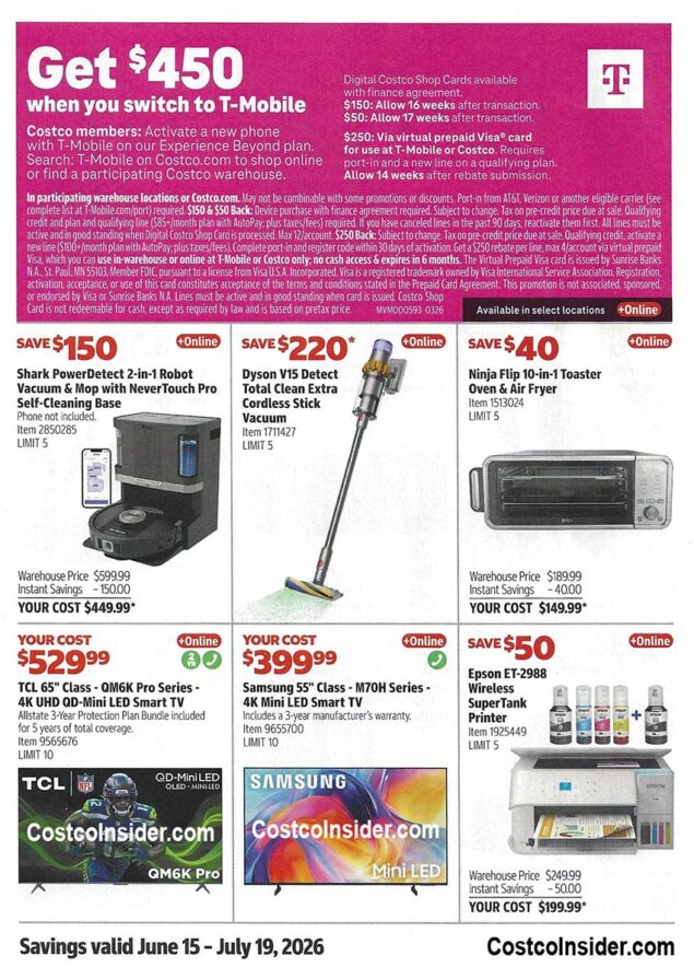 Costco June and July 2026 Coupon Book Page 3