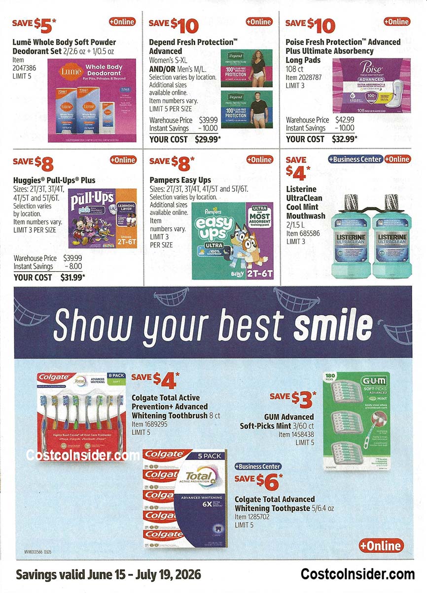 Costco June and July 2026 Coupon Book Page 7
