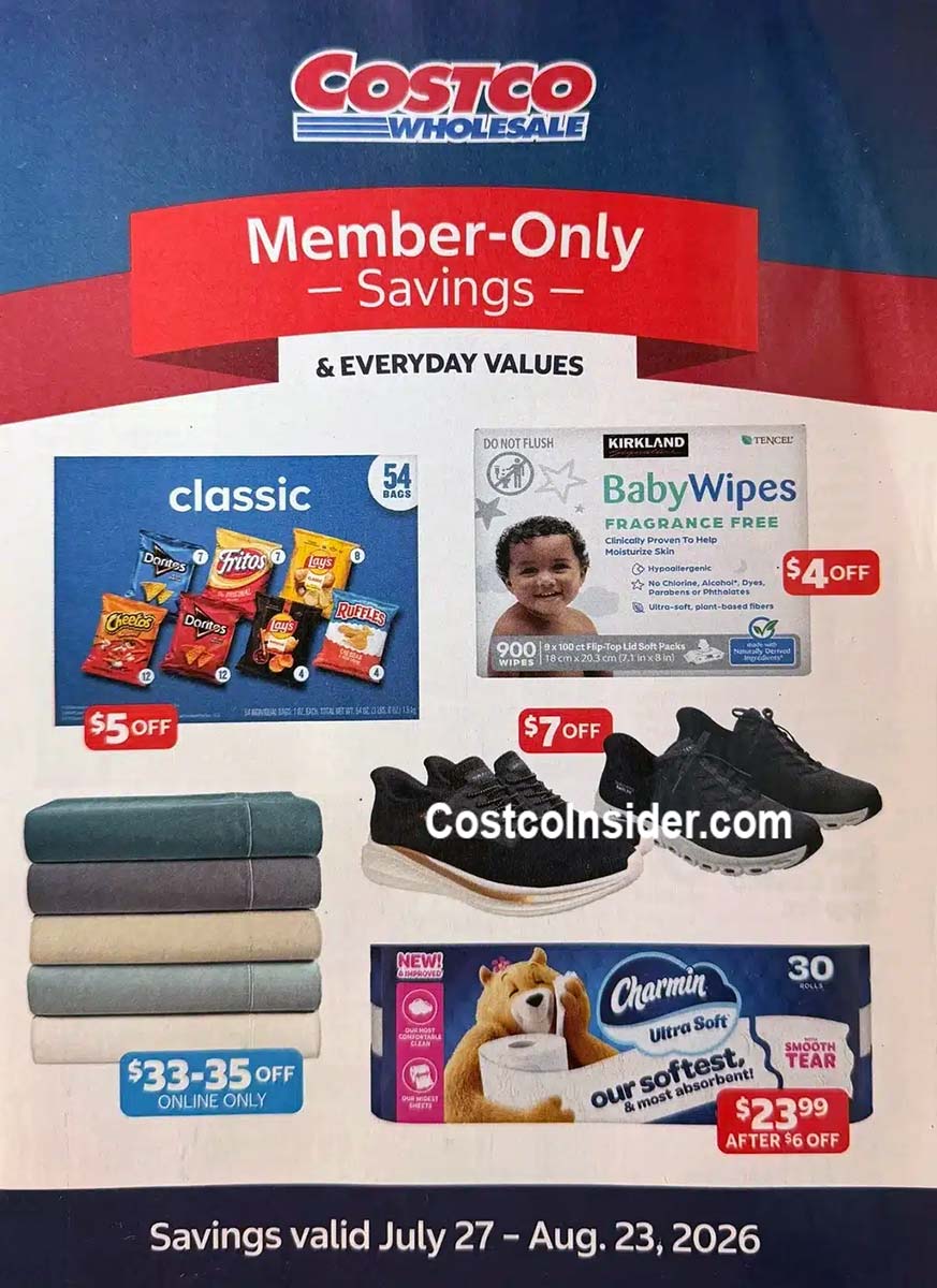 Costco August 2026 Coupon Book Cover