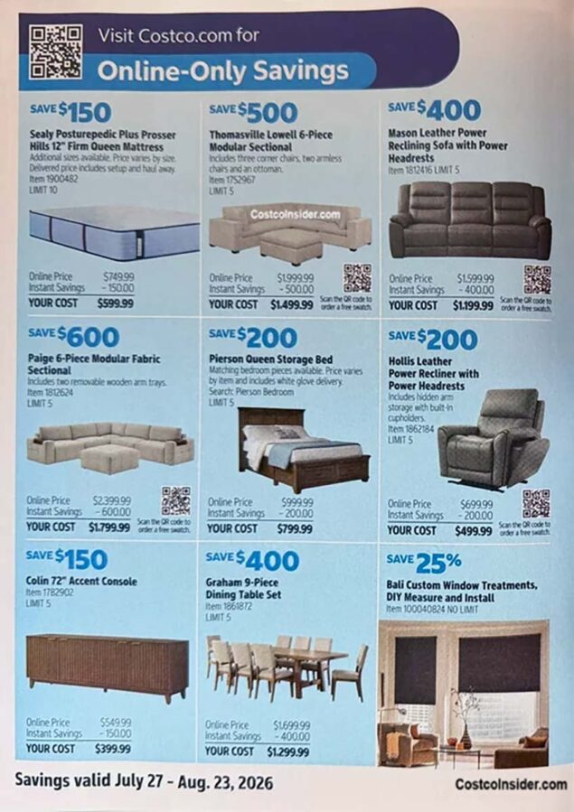 Costco August 2026 Coupon Book Page 11