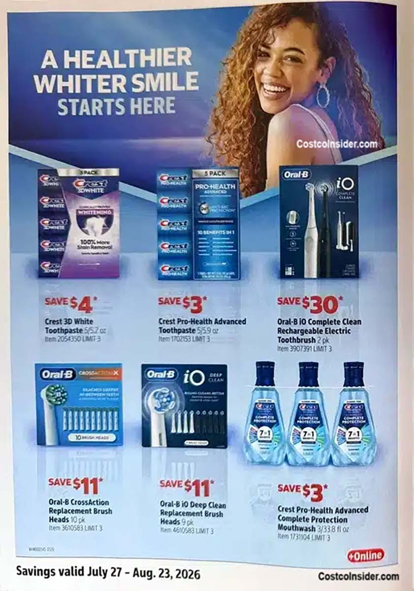 Costco August 2026 Coupon Book Page 3