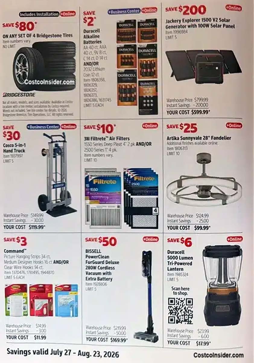 Costco August 2026 Coupon Book Page 5