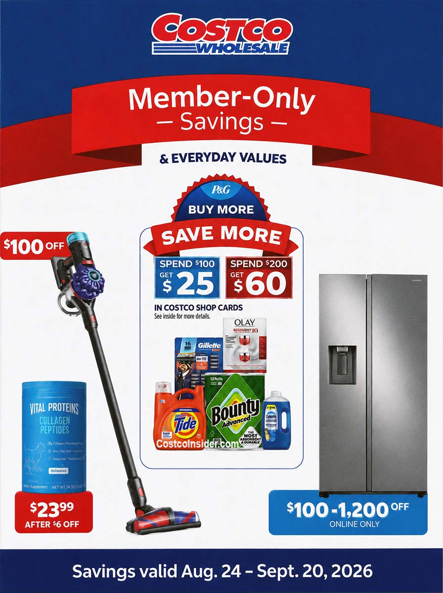 Costco September 2026 Coupon Book Cover