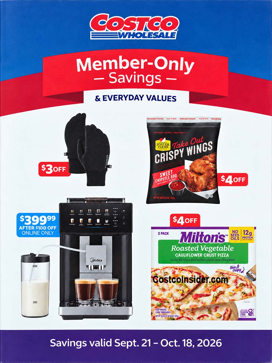 Costco October 2026 Coupon Book Cover