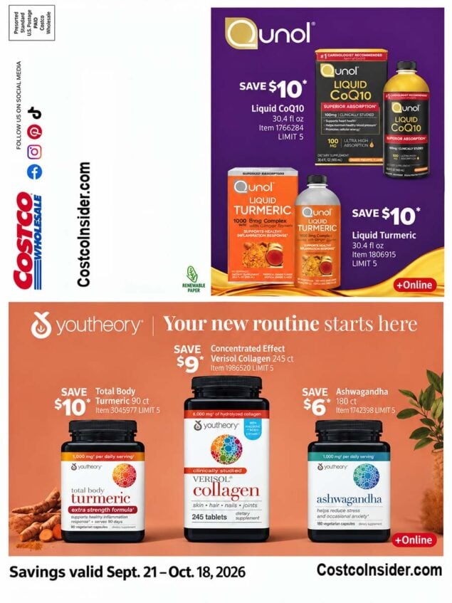 Costco October 2026 Coupon Book Page 18