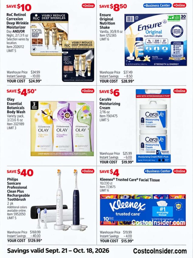 Costco October 2026 Coupon Book Page 6