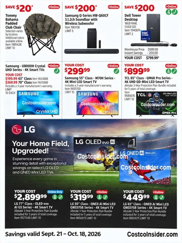 Costco October 2026 Coupon Book Page 8