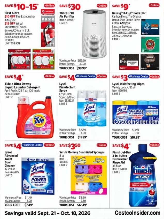 Costco October 2026 Coupon Book Page 9