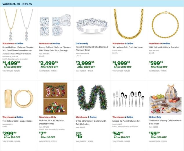 Costco Black Friday 2026 Ad Page 1