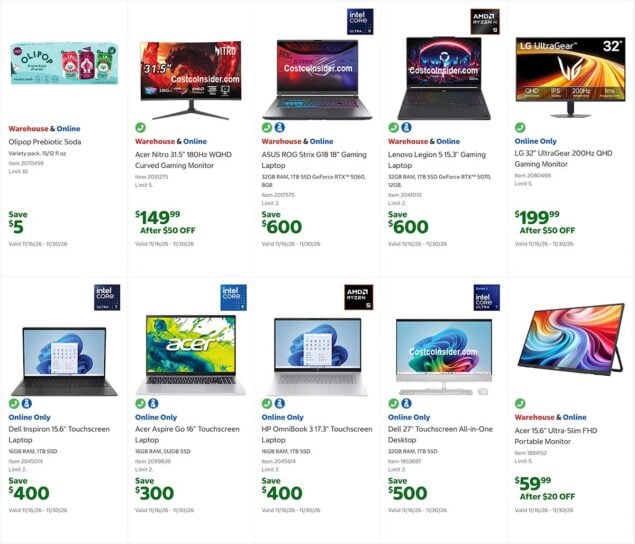 Costco Black Friday 2026 Ad Page 11