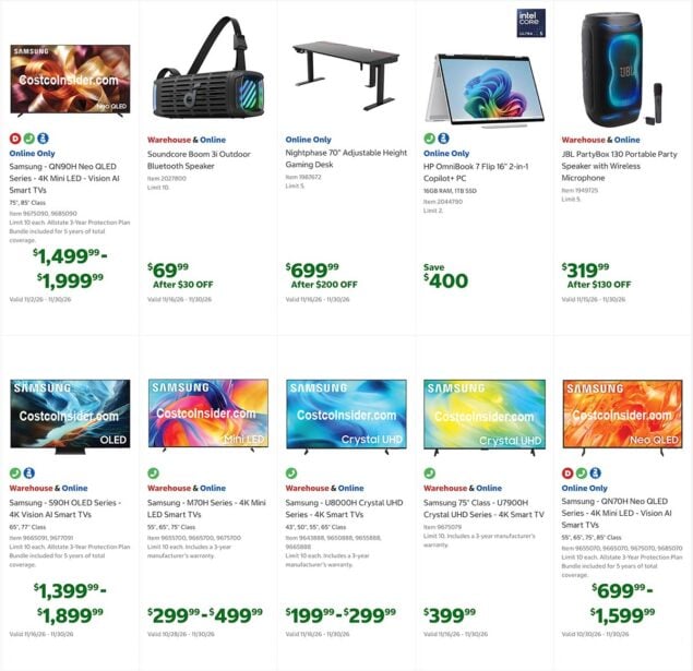 Costco Black Friday 2026 Ad Page 13