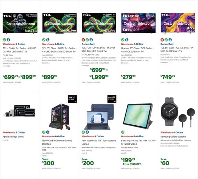 Costco Black Friday 2026 Ad Page 15