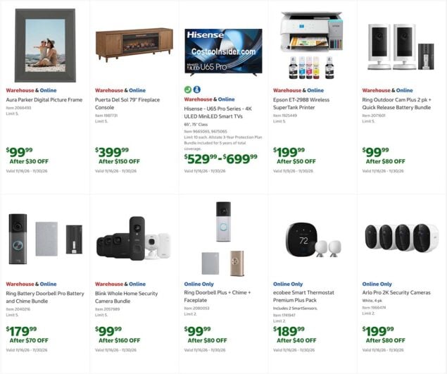 Costco Black Friday 2026 Ad Page 16