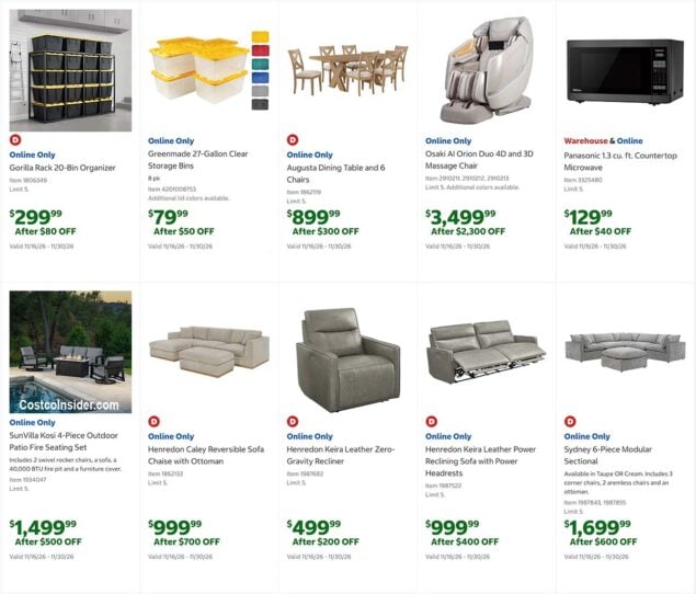 Costco Black Friday 2026 Ad Page 17