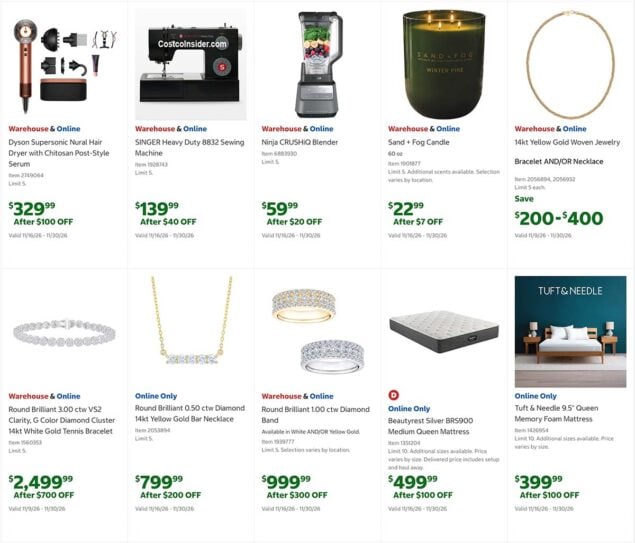 Costco Black Friday 2026 Ad Page 20