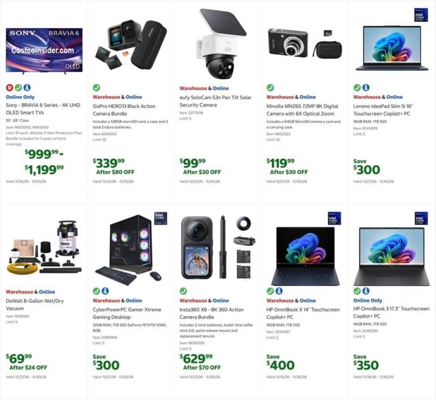 Costco Black Friday 2026 Ad Page 26