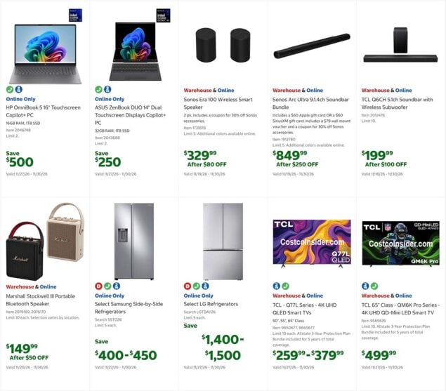 Costco Black Friday 2026 Ad Page 27