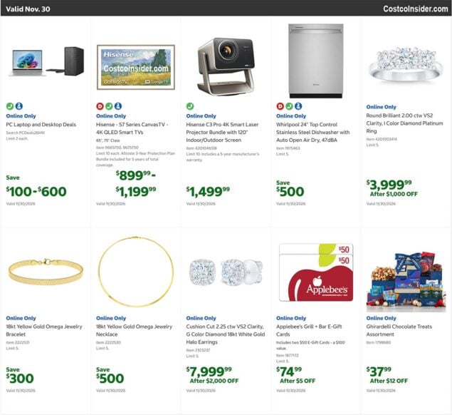 Costco Black Friday 2026 Ad Page 29